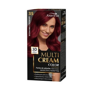 Joanna Multi Cream Color Hair dye /35/ Cherry red Joanna Multi Cream Color Hair dye /35/ Cherry red