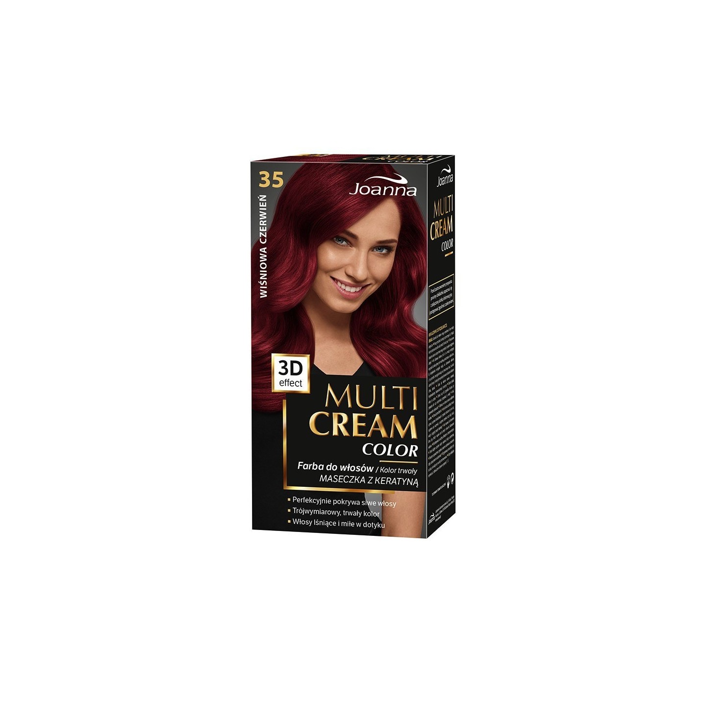 Joanna Multi Cream Color Hair dye /35/ Cherry red Joanna Multi Cream Color Hair dye /35/ Cherry red