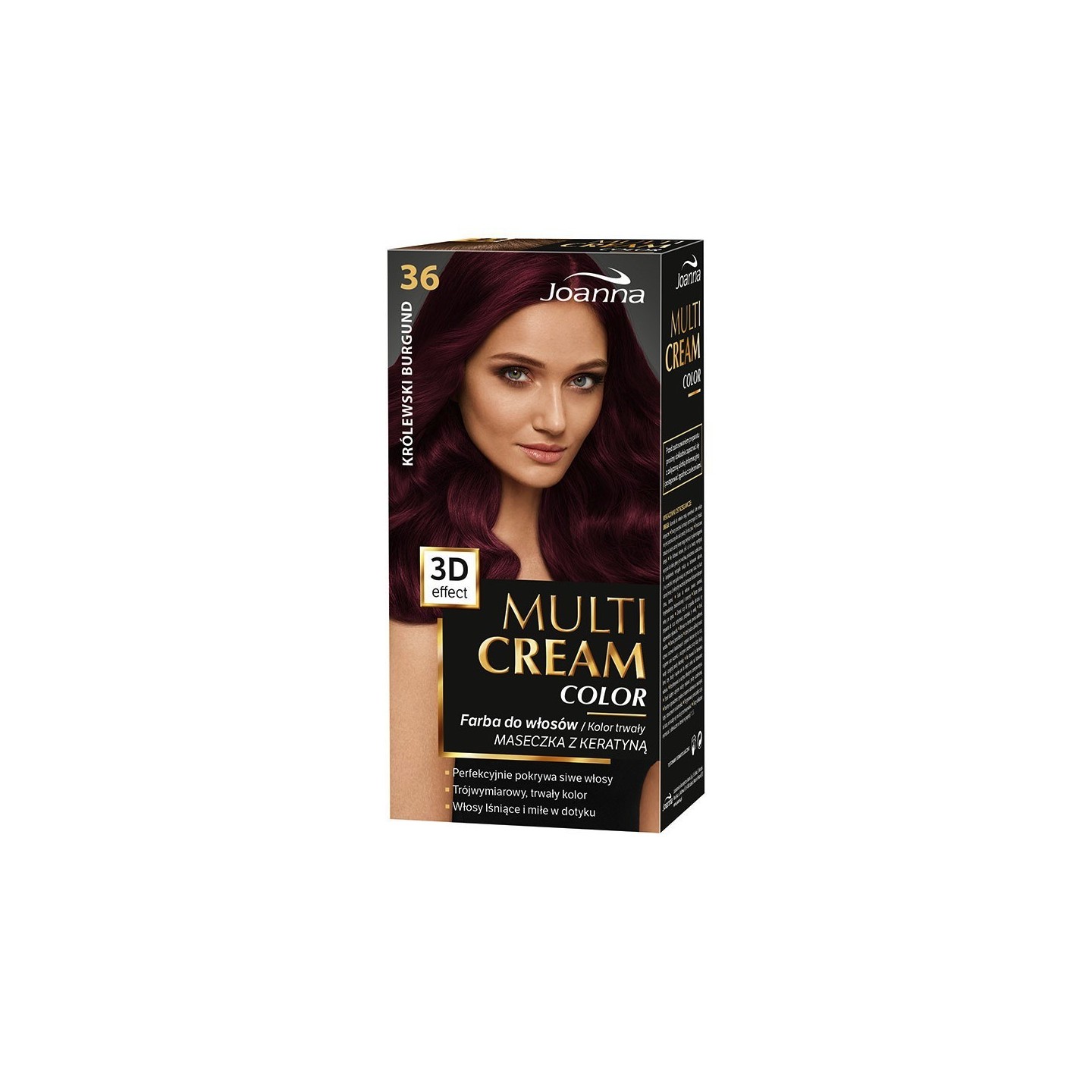 Joanna Multi Cream Color Hair dye /36/ Royal burgundy Joanna Multi Cream Color Hair dye /36/ Royal burgundy