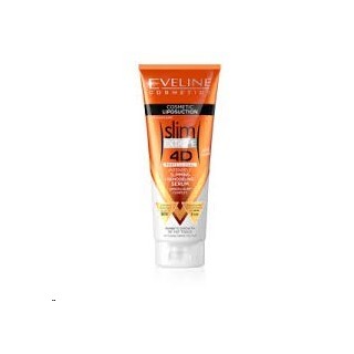 Eveline 4D Slim Intensywnie wyszczuplające Serum remodelujące Liposukcja Kosmetyczna 250 ml Eveline 4D Slim Intensywnie wyszczuplające Serum remodelujące Liposukcja Kosmetyczna 250 ml