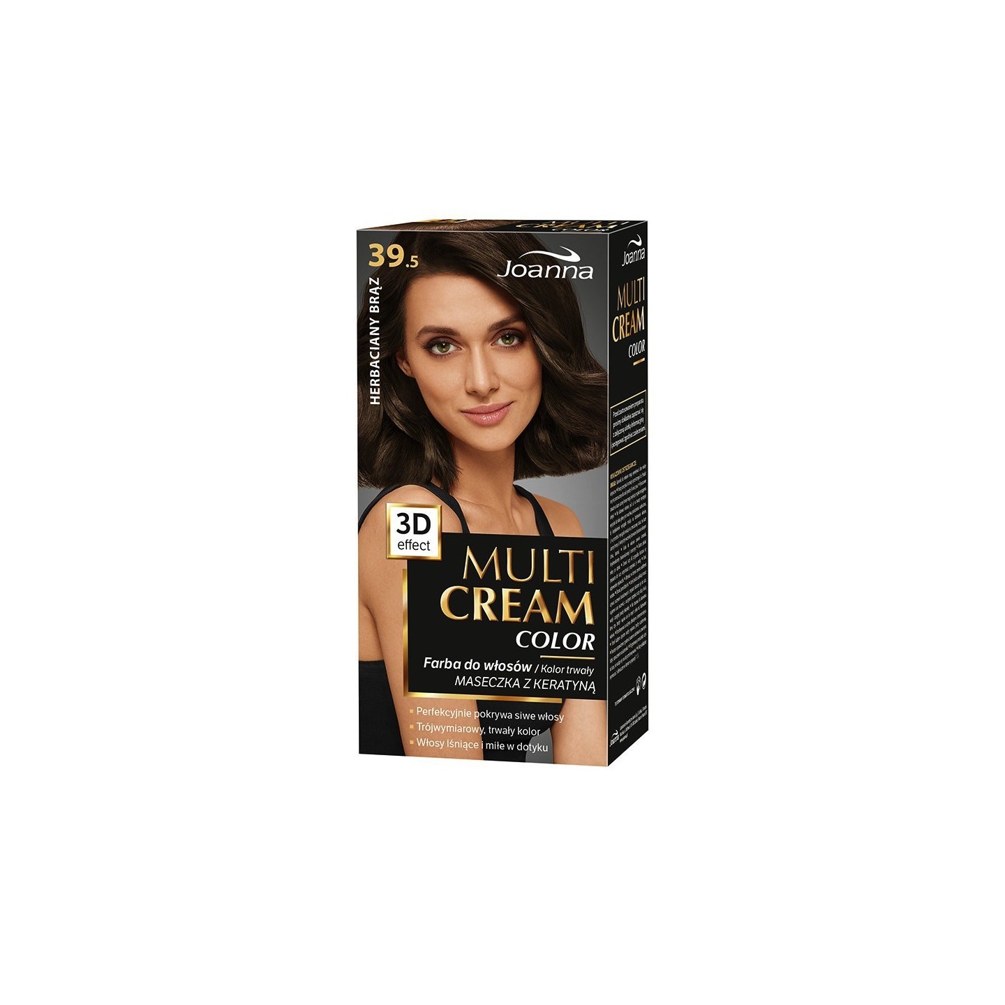 Joanna Multi Cream Color Hair dye /39,5/ Tea brown Joanna Multi Cream Color Hair dye /39,5/ Tea brown