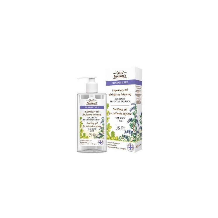 Green Pharmacy Żel do higieny intymnej Kora dębu i Szałwia lekarska 300 ml