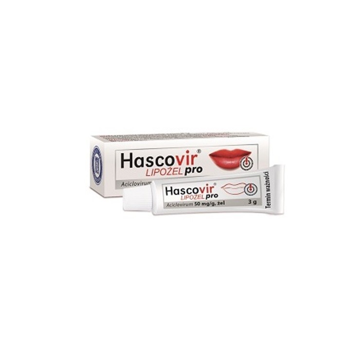 Hascovir Lipożel pro 50mg/g 3 g