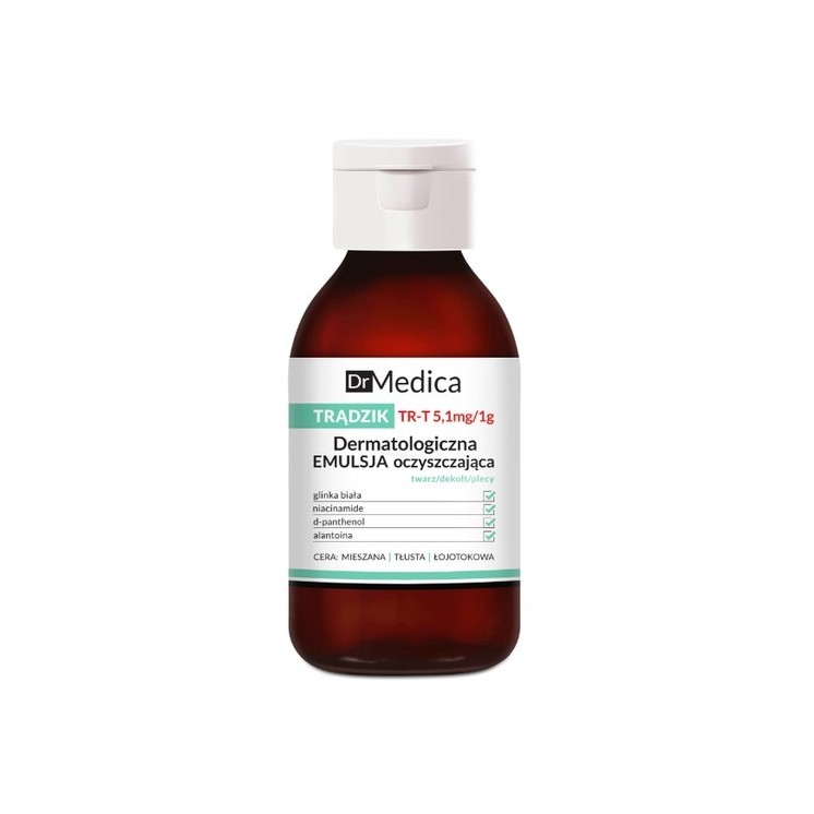 Bielenda Dr Medica Trądzik Dermatologiczna Emulsja oczyszczająca twarz, dekolt, plecy 250 g