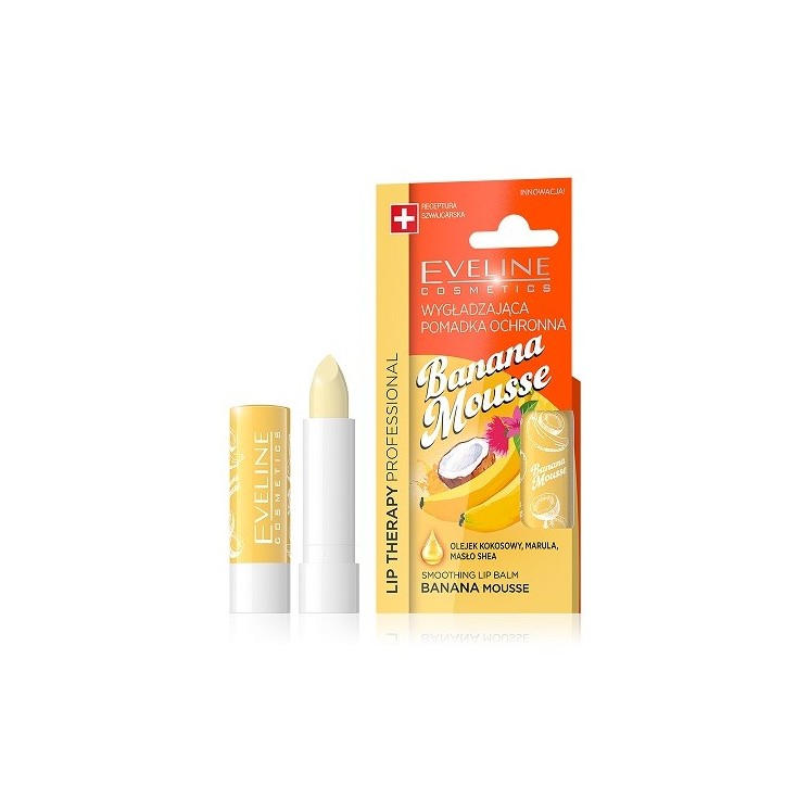 Eveline Lip Therapy Pomadka Wygładzająca Bannana Mousse 4 g