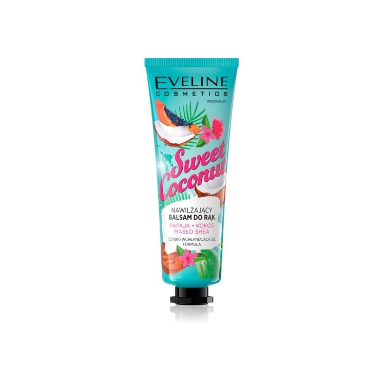Eveline Sweet Coconut Balsam do rąk nawilżający 50 ml