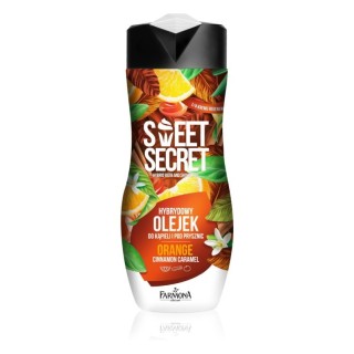 Farmona Sweet Secret Olejek do kąpieli i pod prysznic hybrydowy z 1/4 kremu regenerującego orange cynamon karmel 300 ml