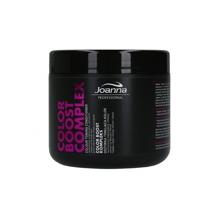 Joanna Professional COLOR BOOST KOMPLEKS Odżywka do włosów tonujący kolor różowy 500 ml