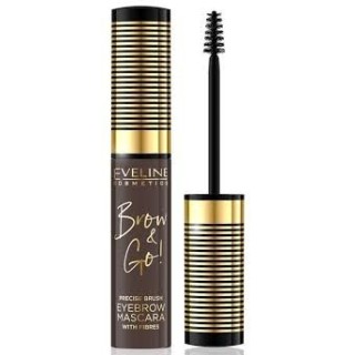 Eveline Brow & Go Eyebrow Mascara /02/ Dark 6ml Eveline Brow & Go Eyebrow Mascara /02/ Dark 6ml