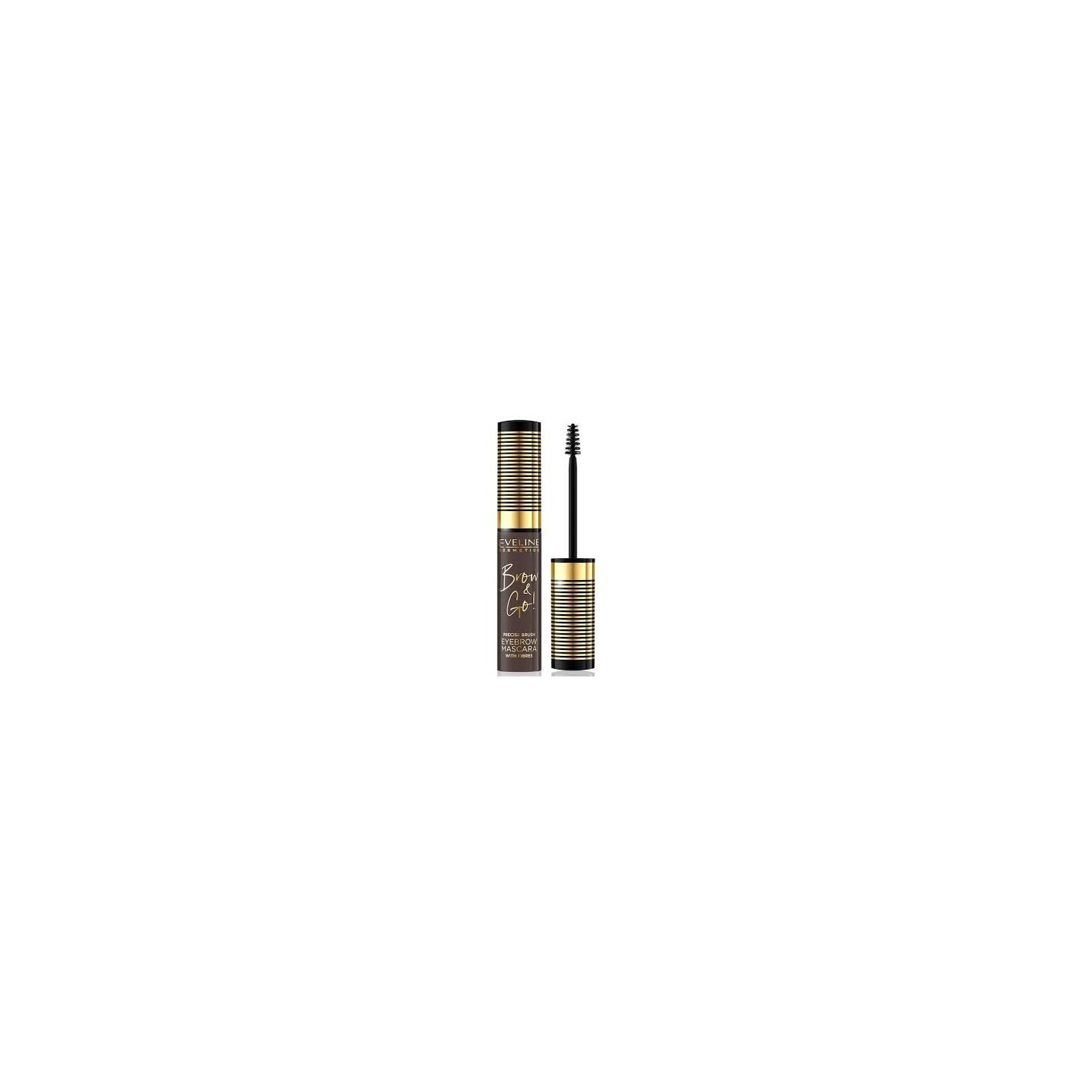 Eveline Brow & Go Eyebrow Mascara /02/ Dark 6ml Eveline Brow & Go Eyebrow Mascara /02/ Dark 6ml