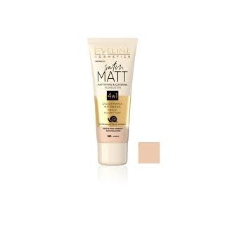 Eveline Satin Matt Mattifying Foundation /101/ Ivory 30 ml Eveline Satin Matt Mattifying Foundation /101/ Ivory 30 ml