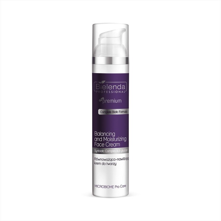Bielenda Professional MICROBIOME PRO CARE Krem do twarzy równoważąco-nawilżający 100 ml