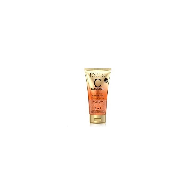 Eveline C Sensation Oczyszczający Żel do mycia twarzy 3 w 1 150 ml