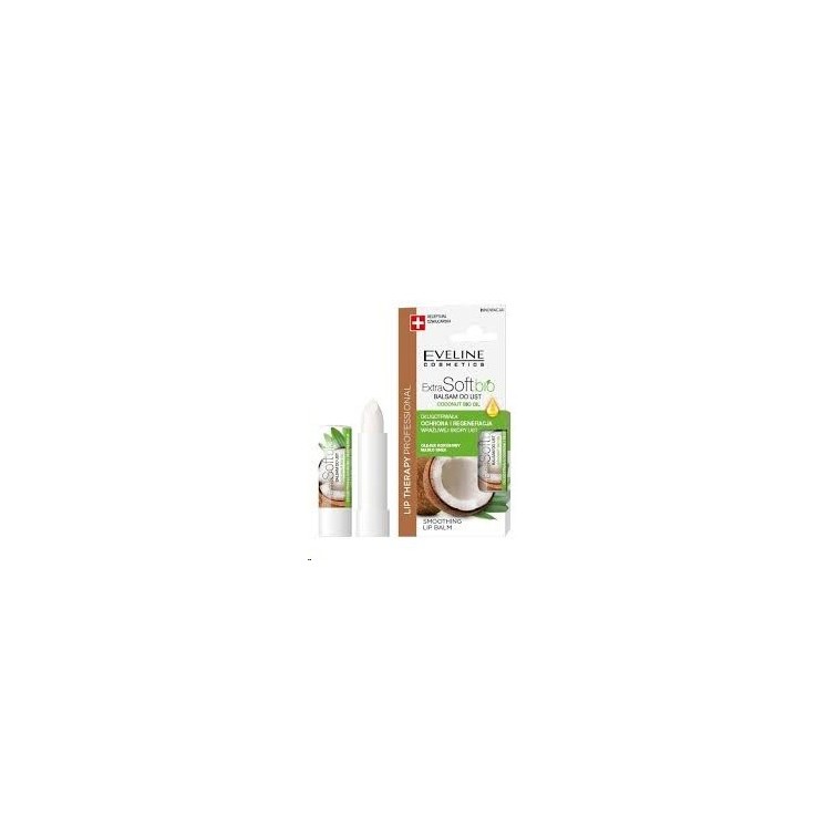 Eveline Lip Therapy Professional Balsam ochrony do ust Extra Soft Bio Kokos 4 g