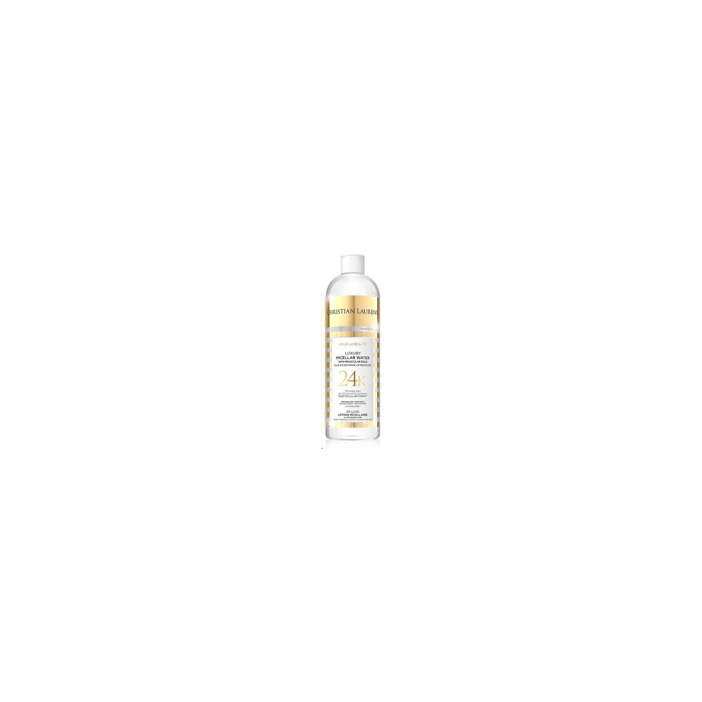Christian Laurent Luxurious Micellar Water with Colloidal Gold for Face and Eye Makeup Removal 24K 500 ml Christian Laurent Luxurious Micellar Water with Colloidal Gold for Face and Eye Makeup Removal 24K 500 ml