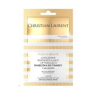 Christian Laurent Luxurious Illuminating and Lifting Face Mask with 24K Gold 2x5 ml Christian Laurent Luxurious Illuminating and Lifting Face Mask with 24K Gold 2x5 ml
