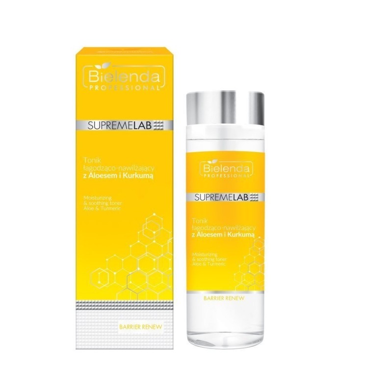 Bielenda Professional SUPREMELAB Barrier Renew Tonik łagodząco-nawilżający z Aloesem i Kurkumą 200 ml