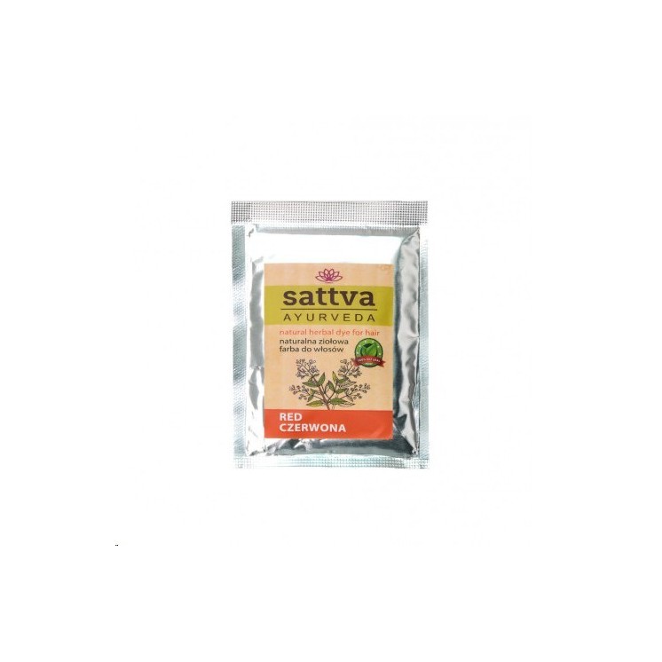 Sattva Ayurveda Natural Herbal Hair Dye Red 10 g