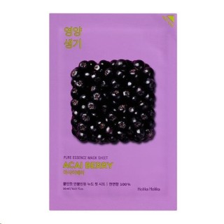 Holika Holika Pure Essence Mask Sheet - Face mask in a sheet with Acai fruit extract 23 g(