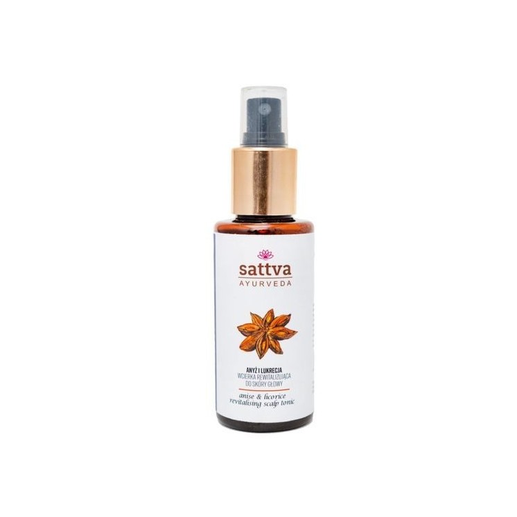 Sattva Ayurveda Wcierka do skóry głowy rewitalizująca Anyż i Lukrecja 100 ml