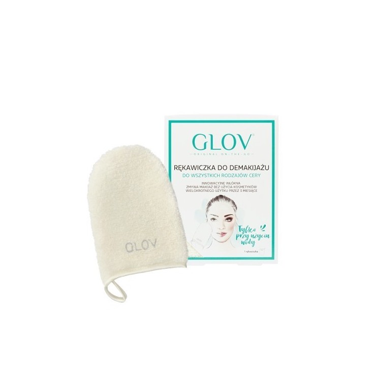 GLOV on-the-go Rękawica do demakijażu Ivory 1 sztuka