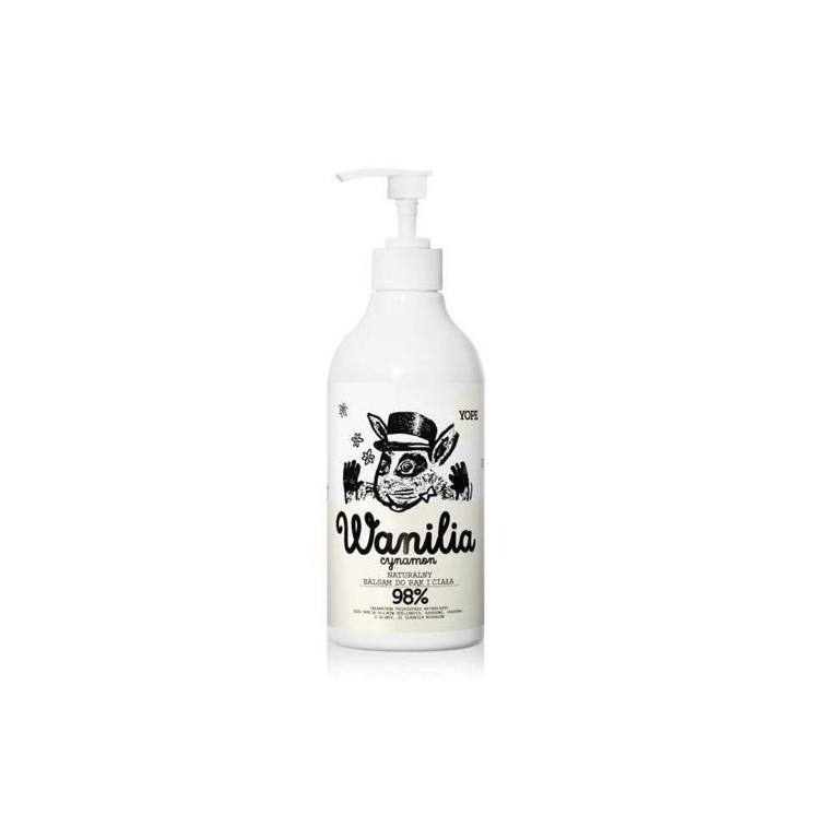 YOPE Balsam do ciała i rąk Wanilia i Cynamon 300 ml
