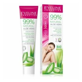 Eveline 99% Natural Aloe Vera Ultra-Gentle Face and Chin Hair Removal Set 20 ml Eveline 99% Natural Aloe Vera Ultra-Gentle Face and Chin Hair Removal Set 20 ml