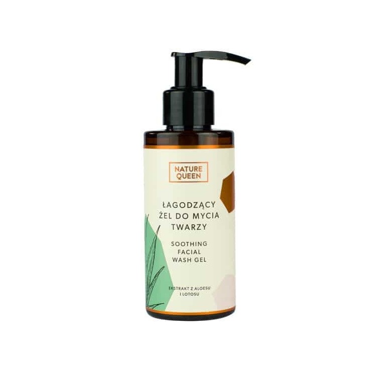 Nature Queen łagodzący Żel do mycia twarzy 150 ml