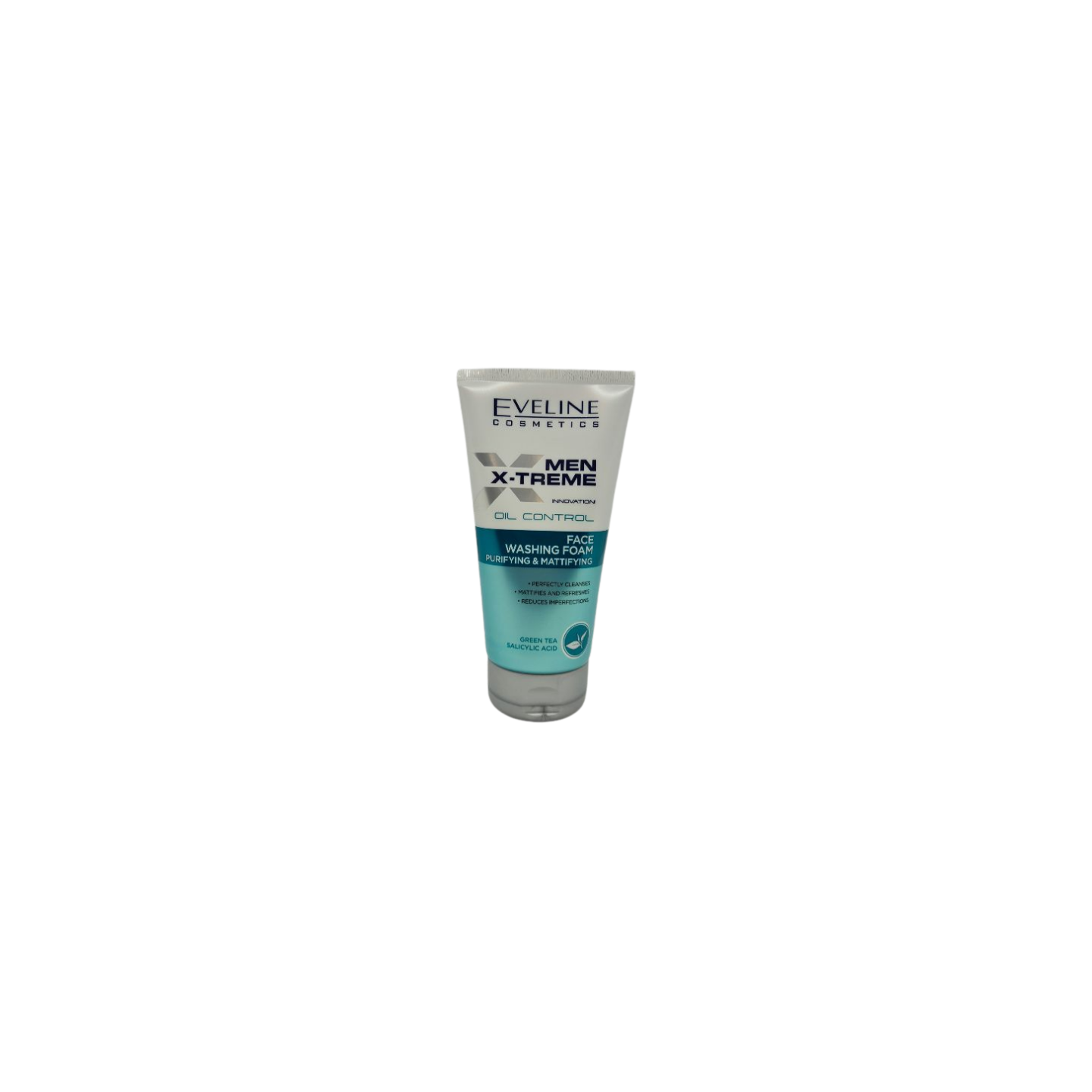 Eveline Men X-Treme Innovation ! Oil Control Cleansing and Mattifying Facial Wash Foam 150 ml Eveline Men X-Treme Innovation ! Oil Control Cleansing and Mattifying Facial Wash Foam 150 ml