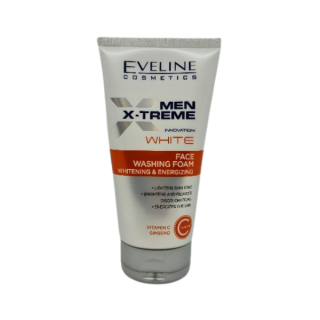 Eveline Men X-Treme Innovation ! White Whitening and Energizing Facial Cleansing Foam 150 ml Eveline Men X-Treme Innovation ! White Whitening and Energizing Facial Cleansing Foam 150 ml