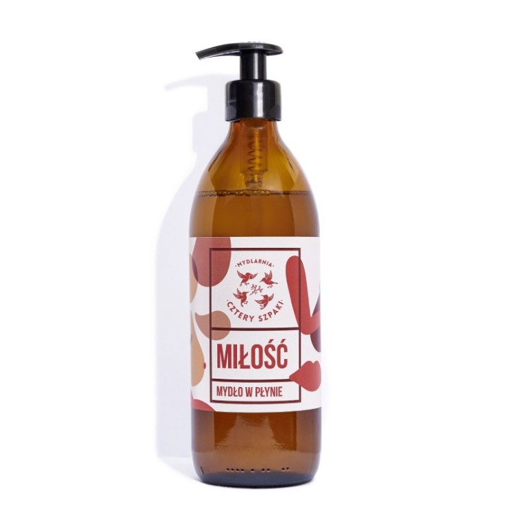 Mydlarnia Cztery Szpaki naturalne Mydło w płynie Miłość 500 ml