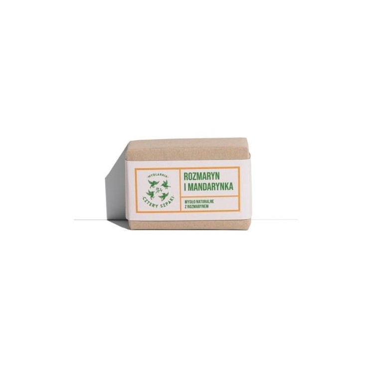 Mydlarnia Cztery Szpaki natural Rosemary and Mandarin Soap 110 g