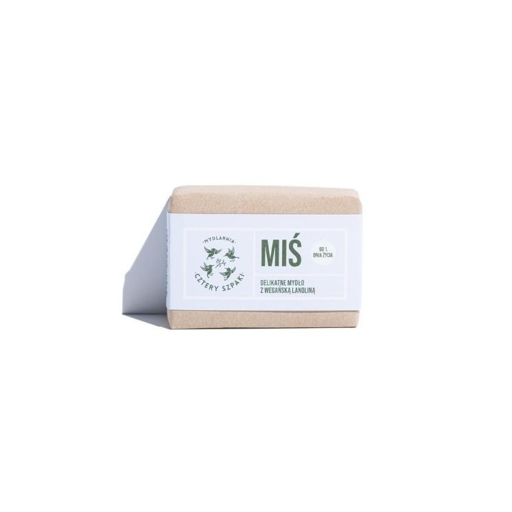 Mydlarnia Cztery Szpaki Natural Soap Bear with Vegan Lanolin 110 g