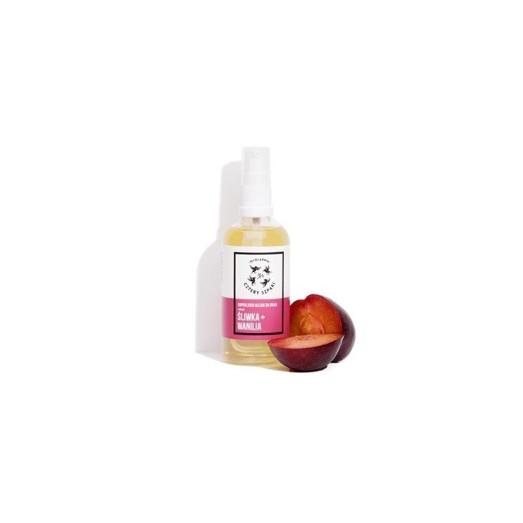 Mydlarnia Cztery Szpaki super light Plum + Vanilla body oil 100 ml