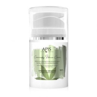 Apis Cannabis Home Care Krem do twarzy łagodząco-regenerujący na bazie oleju konopnego 50 ml