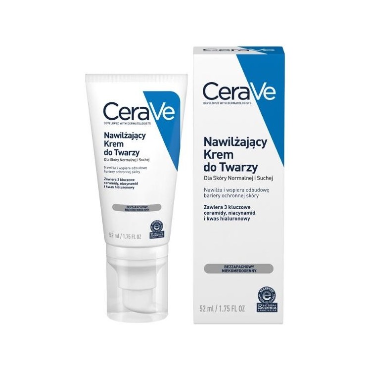 Cerave moisturizing face cream for normal to dry skin 52 ml