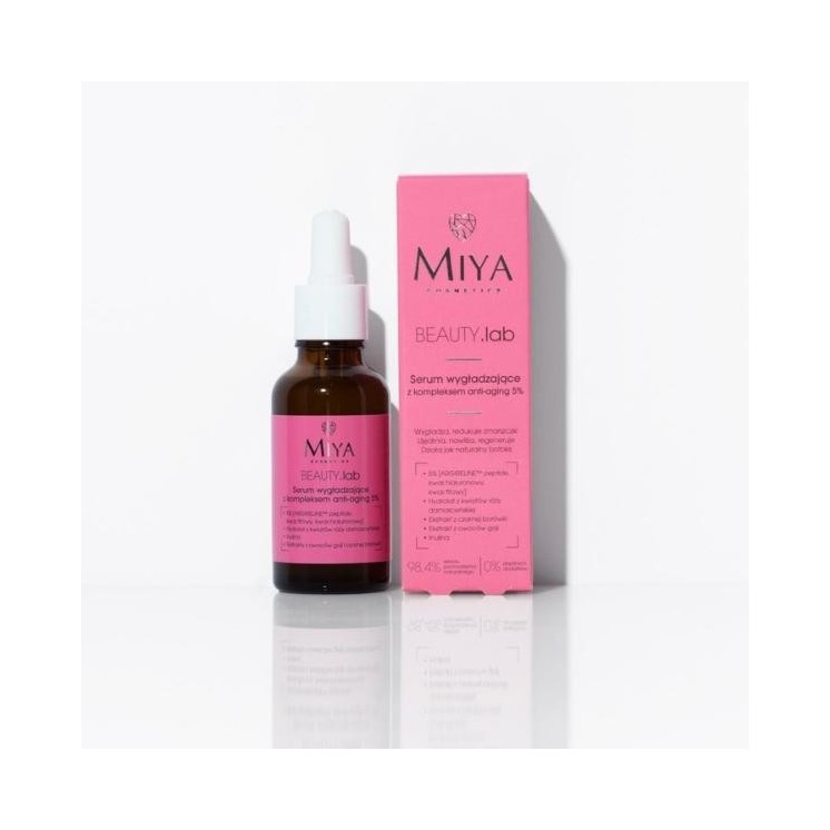 Miya Cosmetics BEAUTY.lab Serum wygładzające z kompleksem anti-aging 5%