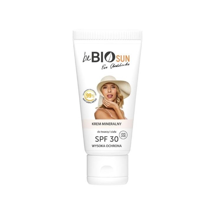 beBIO Sun Ewa Chodakowska natural mineral face and body cream SPF30
