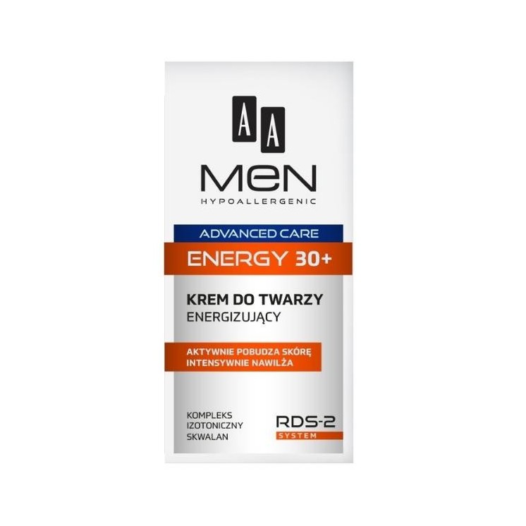 AA Men Advanced Care Energy 30+ Krem do twarzy energizujący