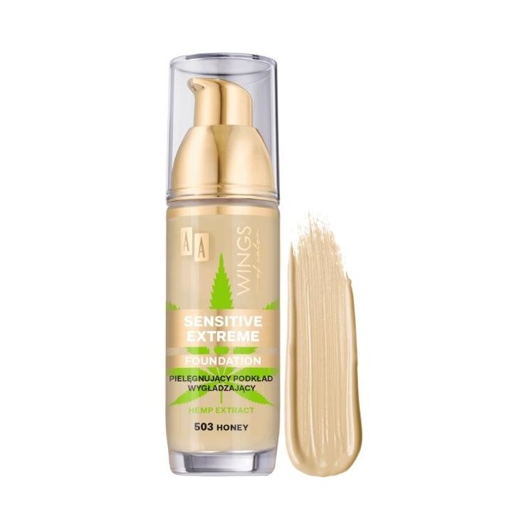 AA Wings of Color Sensitive Extreme Smoothing foundation /503/ Honey