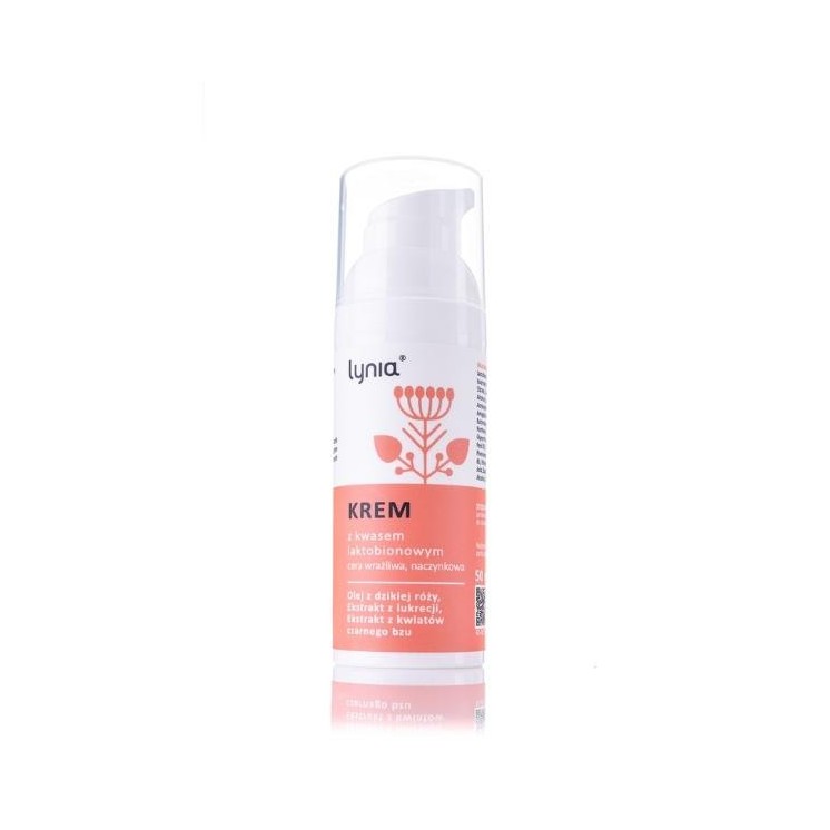 Lynia Cream with lactobionic acid 5 % for sensitive and couperose skin