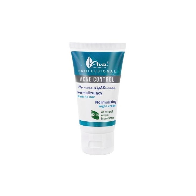 Ava Acne Control Professional Normalizing Night Cream No more nightmares 50 ml