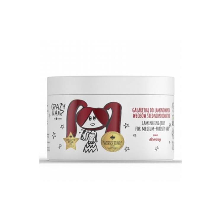 HiSkin Crazy Hair Jelly for laminating medium porosity hair Cherry