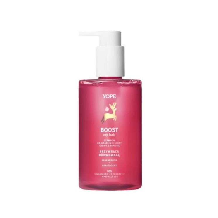 YOPE Boost My Hair Szampon do wrażliwej skóry głowy z Tapioką