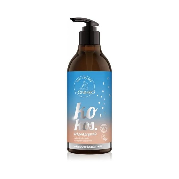 ONLYBIO Body in Balance Żel pod prysznic Kokos 400 ml