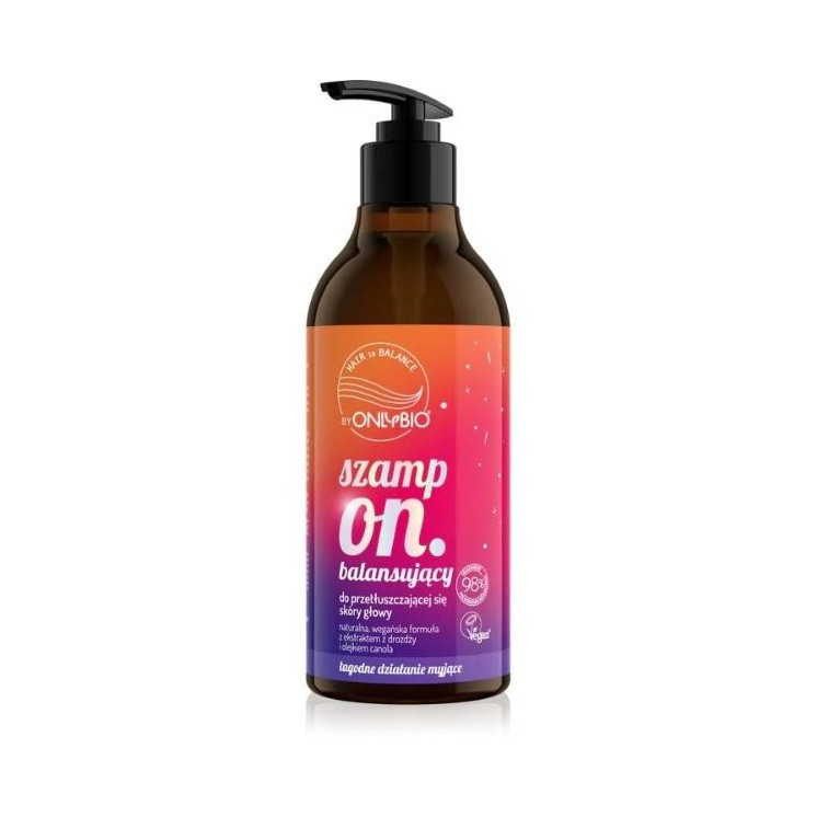 ONLYBIO Hair in Balance Szampon do włosów balansujący do przetłuszczającej się skóry głowy