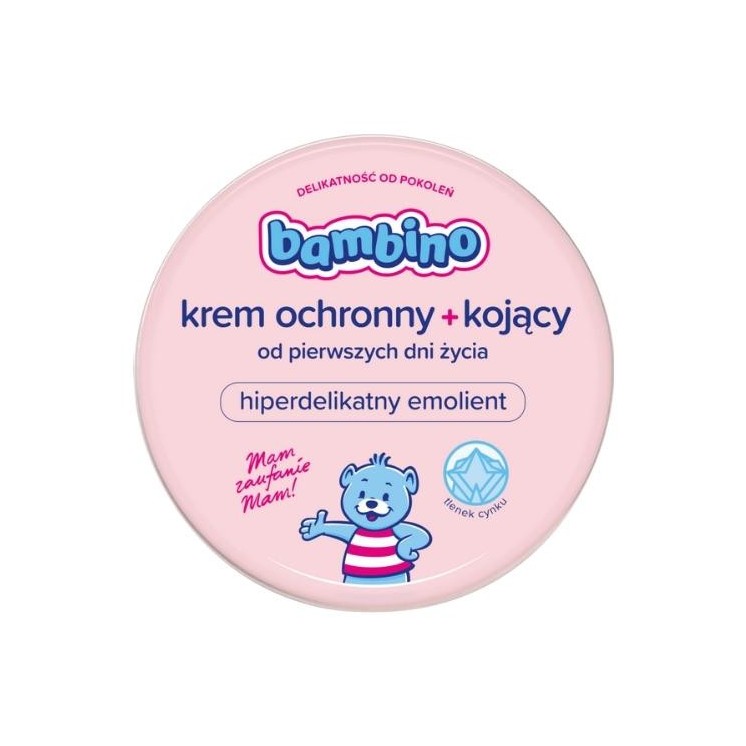 Bambino Krem ochronny+kojący dla niemowląt i dzieci 75 ml