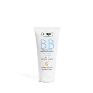 Ziaja BB aktywny Krem na niedoskonałości skóry tłustej i mieszanej odcień opalony brzoskwiniowy 50 ml