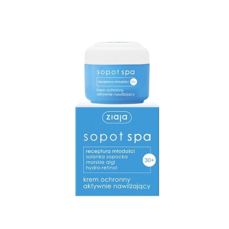 Ziaja Sopot Spa Krem do twarzy ochronny aktywnie nawilżający 50 ml