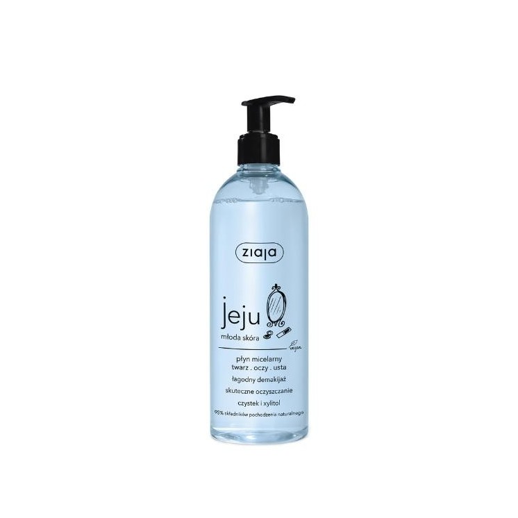 Ziaja Jeju Płyn micelarny twarz, oczy, usta 390 ml
